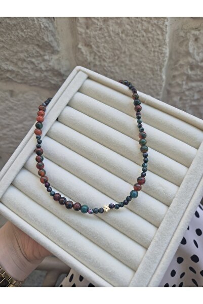 Panelya قلادة نجمة من الحجر الطبيعي مصنوعة يدويًا