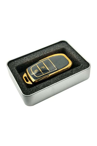 Toyota Land Cruiser 2 Button Remote Control Key Fob Cover Shell Case Protective Remote Look Replacement