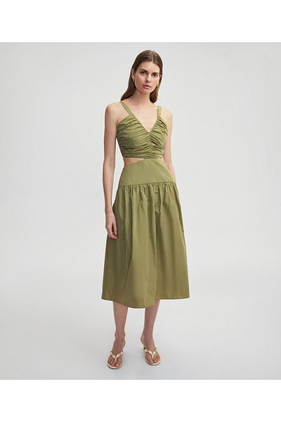 İpekyol Cutout Taffeta Dress