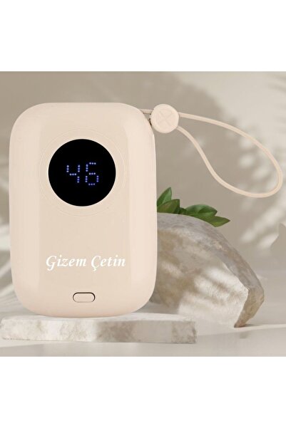 HediyesiBizden KİŞİYE ÖZEL İSİM BASKILI DİJİTAL EKRAN ŞARJ GÖSTERGELİ HIZLI ŞARJ POWERBANK