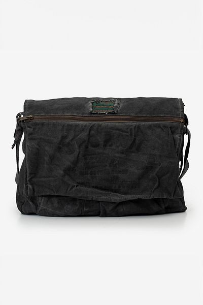 old cotton cargo Χαλαρή τσάντα ώμου από βαμβάκι Postman Laptop Σχολείο Ταξίδι Καθημερινή Vintage Retro - Mulater Bag 8128