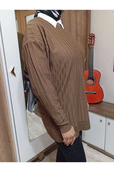 meday Clothing Thin Hijab Knitwear Blouse