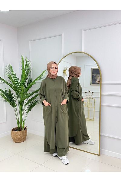 Enans Design Γυναικείο Hijab Σετ 2 τεμαχίων τουνίκ & παντελόνι