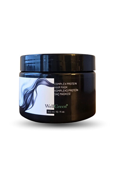 WellGreen + Kompleks Proteinli Saç Maskesi - 300 ml