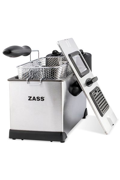 Zass Friteuză Zdf 02, putere 2000w, capacitate 3l, cronometru 30min, termostat reglabil 130-190 grade
