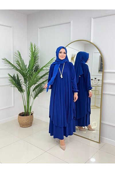Enans Design Set de îmbrăcăminte islamică din două piese cu tunică și fustă p...