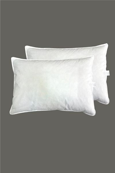 HILL TEKSTİL 2 perne din puf de gâscă Luna 50x70 (ANTIBACTERIAL, HIBRID)