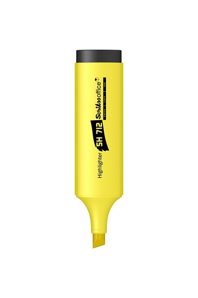 Scrikss Highlighter Pastel Yellow 12 Pack Sh712