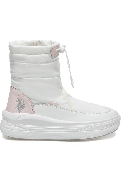 U.S. Polo Assn. Бели дамски боти Uspolo Assn Lowell 2pr
