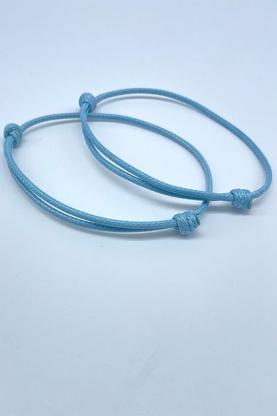 Concept HuBuTU Minimal Slide Lock Korean Rope Men's Bracelet (2 Pieces)
