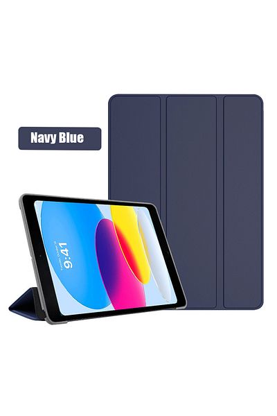 Choice غطاء مغناطيسي أزرق داكن لجهاز iPad Pro 10.5، مناسب لجهاز iPad Air 1 و2 وAir 3 10.5، مناسب لجهاز iPad 5 و6 و7 و8 و9 من الجيل C