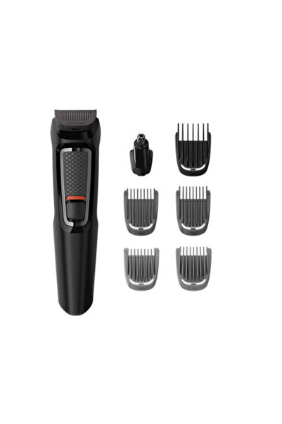 Philips Aparat de tuns barba si parul 7 in 1 Philips Multigroom MG3720/15, lame cu auto-ascutire Negru
