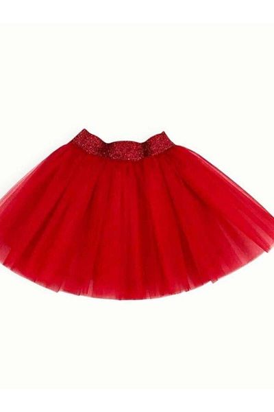 Zekids Fusta tutu neagră pentru fetiță cu talie elastică