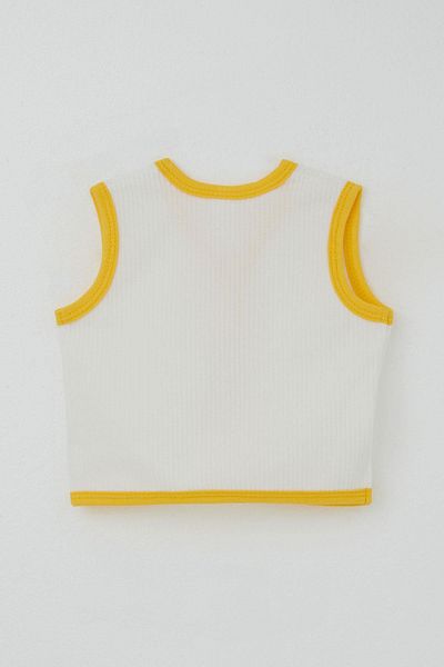 Breeze Baby Boy Velvet Vest Buttoned 0-3 Months-9 Months, Ecru
