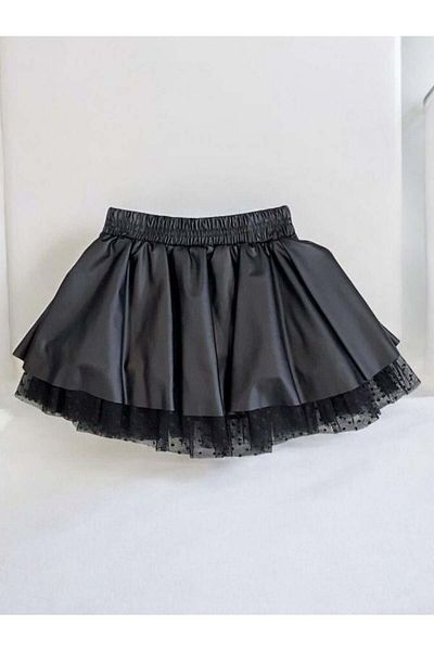 Zekids Girl's Tulle Skirt with Elastic Waist