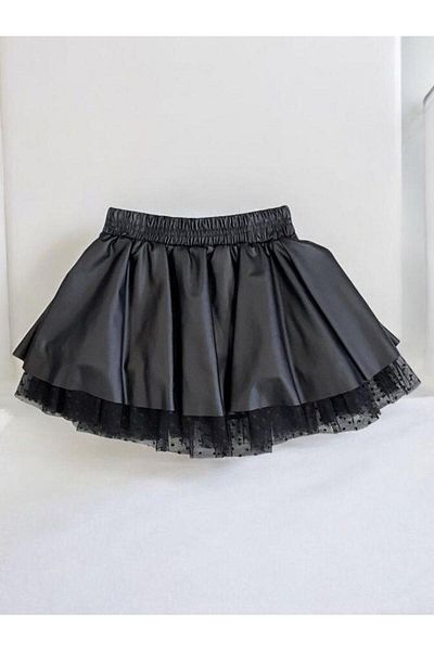 Zekids Girl's Tulle Skirt with Elastic Waist