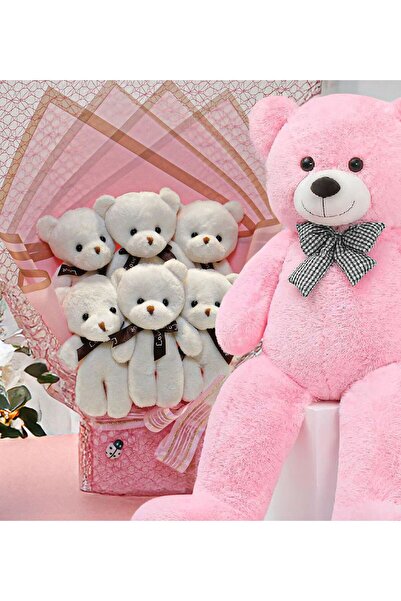 MİLJA Sevdiklerinize Hediye Ayıcık Buketi - Sevgiliye Hediye - Doğum Günü Hed...