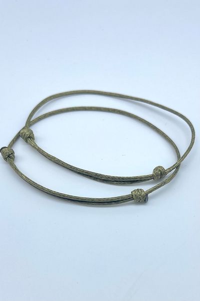 Concept HuBuTU Minimal Slide Lock Korean Rope Men's Bracelet (2 Pieces)