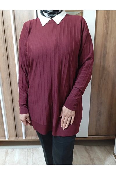 meday Clothing Thin Hijab Knitwear Blouse