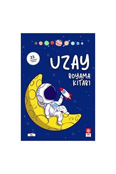 Ekin Basım Yayın Uzay Boyama Kitabı (23 Çıkartma Hediye)