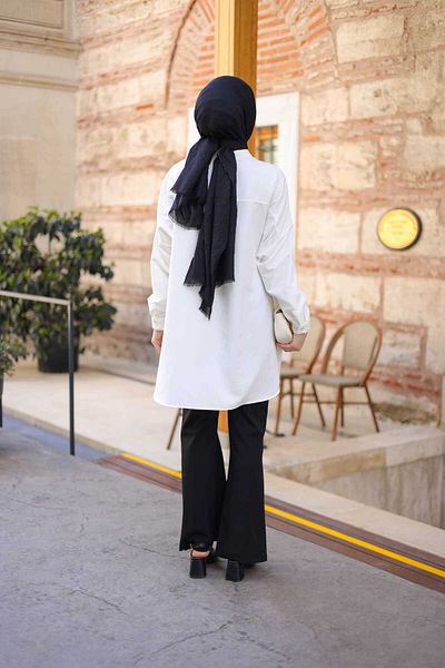 erk giyim Island Buttoned Tunic Shirt