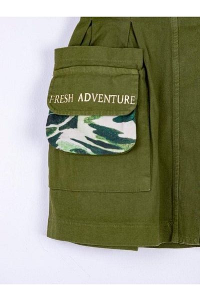 NK Girl's Pocketed Design Camping Skirt with Pocket Detail