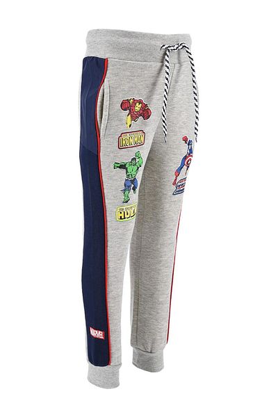 AVENGERS Boys' sweatpants, gray, 10 years, 140 cm, Avengers, Marvel
