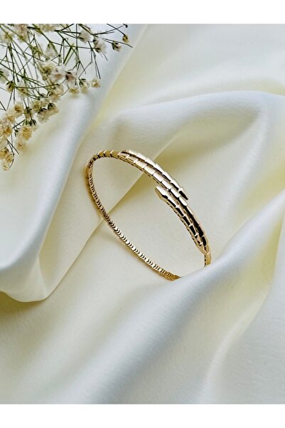 Adel Gold 14 Ayar Kadın Sade Yılan Model -Bilezik-5,50 GR