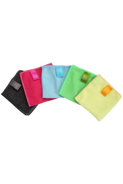 icover Set of 5 Nordic Quality microfiber cloths for kitchen, bathroom, windows, furniture, universal