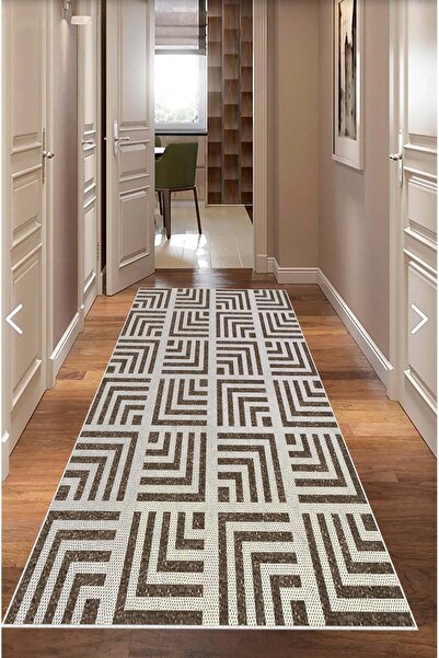 VELLORA HOME Yıkanabilir Dijital Baskılı Yolluk Halı Kaymaz Tabanlı Napoli