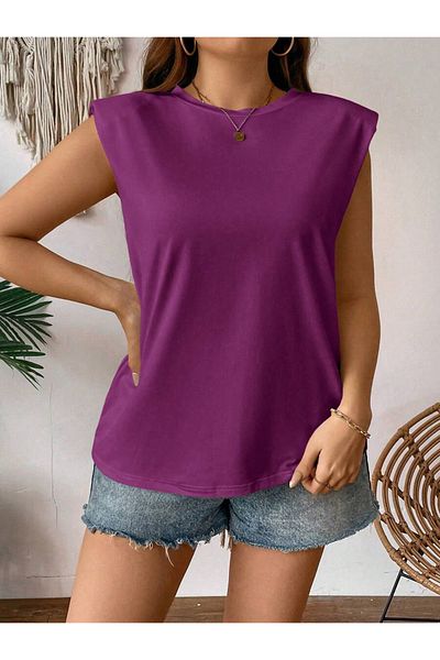 Cosmo Style Plain Unprinted Zero Sleeve T-Shirt Series Cotton Casual/Daily Wear Fit Sleeveless T-Shirt