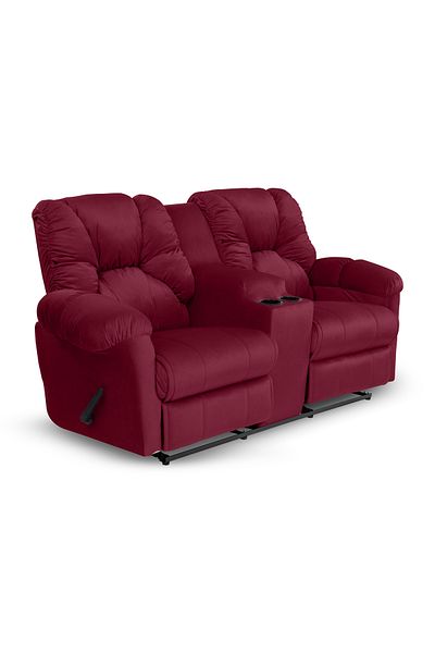 BACK COMFORT Urban Polo | Velvet Double Cinematic Recliner Chair with Cups Holder