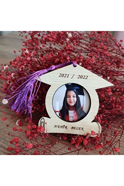 zeyalazer Fotoğraflı Ahşap Mezuniyet Magnetleri