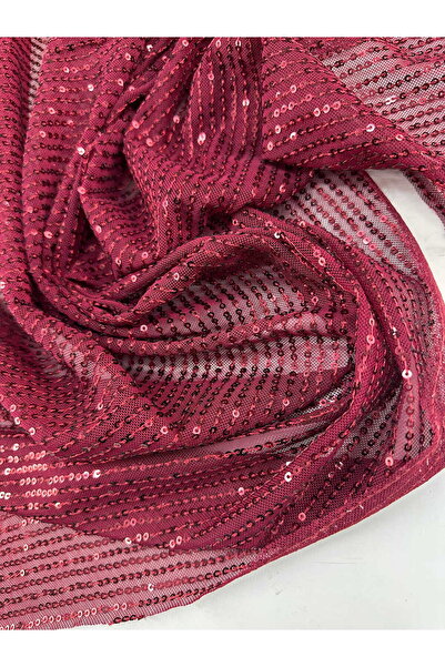ipekkumaş Burgundy Zeda Sequin Dress Baggy Evening Dress Our Product Is Sold ...