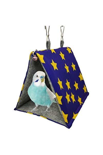ozzipetshop Muhabbet Kuşu Çadırı Hamağı - Kuş Uyku Evi Süpriz Hediyeli