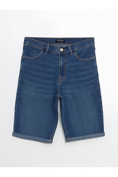 LC Waikiki Pantaloni scurți de jeans pentru femei Slim Fit