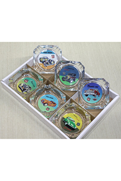 Livenda Shop منفضة سجائر زجاجية