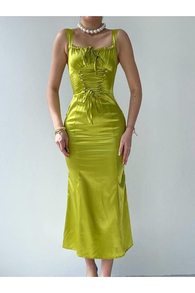 modaserdem Women's Rope Strap Night-Graduation-Wedding-Evening Dress