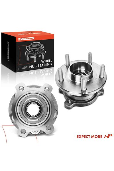 Brands For Less A-Premium 2 x Rear Wheel Bearing and Hub Assembly with 5-Lug Compatible with Ford Escape