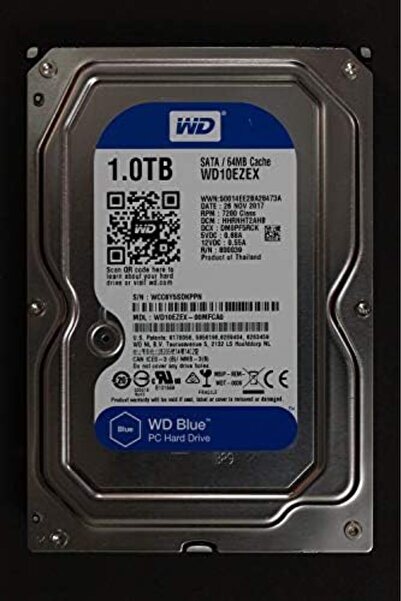 WESTERN DIGITAL Internal Hard Drive 1TB PC - WD10EZEX