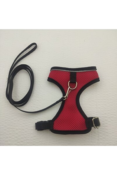 ozzipetshop Tavşan Tasması Fileli Nefes Alan Kumaş Gri