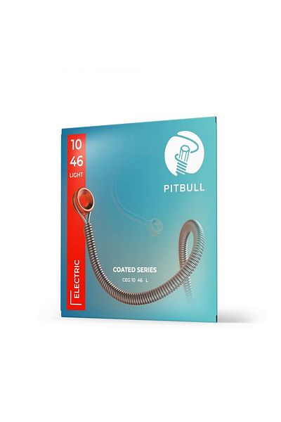 Pitbull Strings Coated Series Electronic Guitar String Ceg 10-46 L