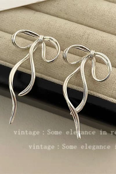 ARTEMİSİA Women's 5cm Ribbon Model Earrings
