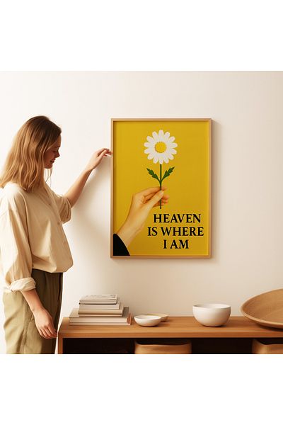 ARTHOUSECOLLECTIVE Heaven Is Where I Am - Ο ουρανός είναι όπου είμαι - Αφίσα χωρίς πλαίσιο σε μεγέθη ζωγραφικής