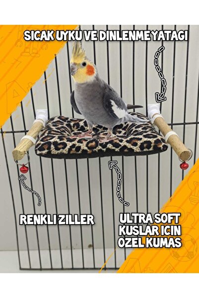 ozzipetshop Sultan Papagan Tünekli Uyku Ve Dinlenme Yastığı Süpriz Hediyeli