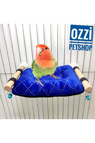 ozzipetshop Cennet Papağanı Için Özel Tünekli Uyku Ve Dinlenme Yastık Oyuncak...