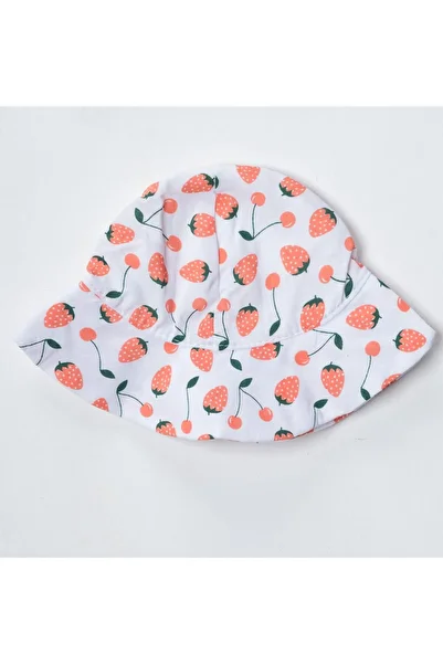 By Cwhr 100% Cotton Linen Orange Strawberry Baby Girl Fedora Hat Baby Girl Fedora Hat Baby Fedora Hat