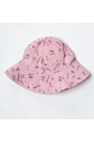 By Cwhr 100% Cotton Linen Pink Bicycle Baby Boy Fedora Hat Baby Girl Fedora Hat Baby Fedora Hat