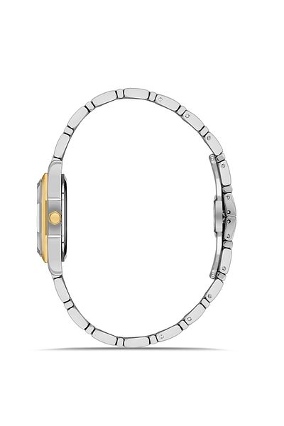 FERRO Yellow and Silver Steel Cord Women Wrist Watch Fl43019A-D