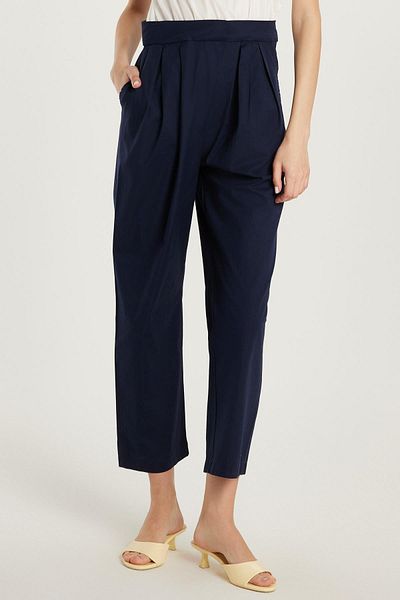 Tudors Women's Slim Fit Slim Fit Zero Sleeve Pocket Crew Neck Jumpsuit